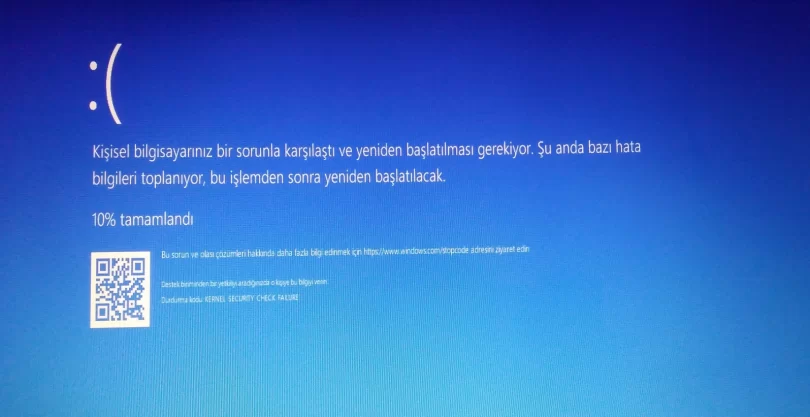 Windows 10 mavi ekran hatası nasıl giderilir ve düzeltilir mavi-ekran