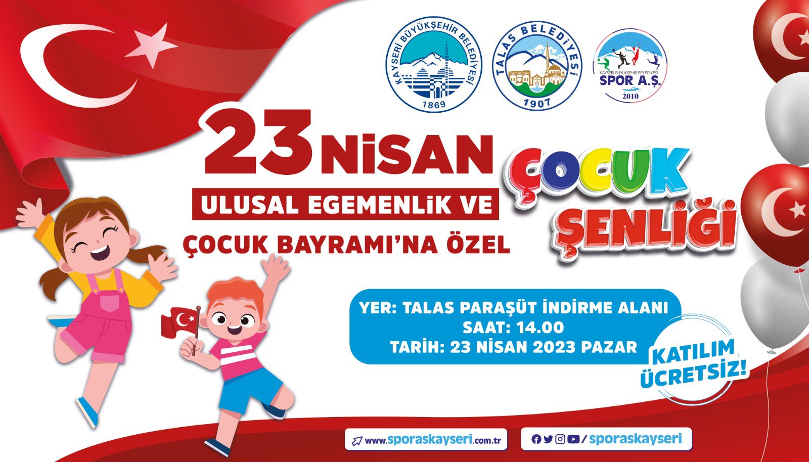 Büyükşehir'den 23 Nisan'a Özel "Çocuk şenliği" Büyükşehir'den 23 Nisan'a Özel "Çocuk şenliği"