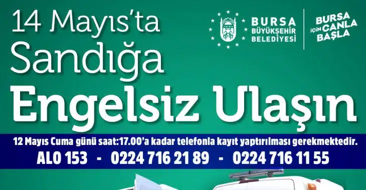 Bursa’da oy kullanmaya engel yok Bursa’da oy kullanmaya engel yok
