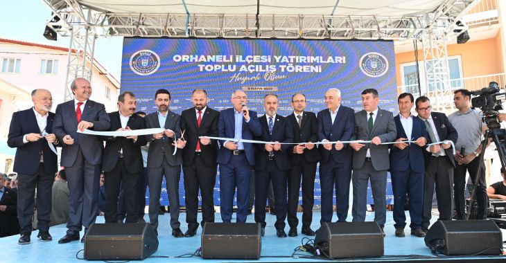 Orhaneli’ne hizmet yağmuru Orhaneli’ne hizmet yağmuru