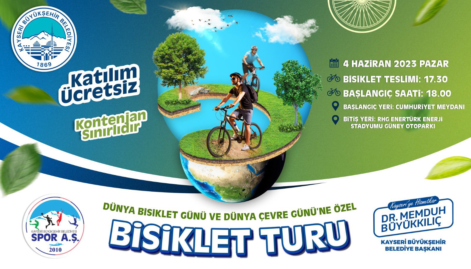 Büyükşehir’den “Özel” Bisiklet Turu Büyükşehir’den “Özel” Bisiklet Turu
