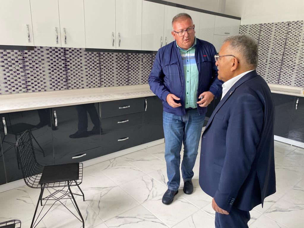 Başkan Büyükkılıç, Bünyan’da Yapımı Tamamlanan Kadın Kooperatifi Binasını İnceledi Başkan Büyükkılıç, Bünyan’da Yapımı Tamamlanan Kadın Kooperatifi Binasını İnceledi