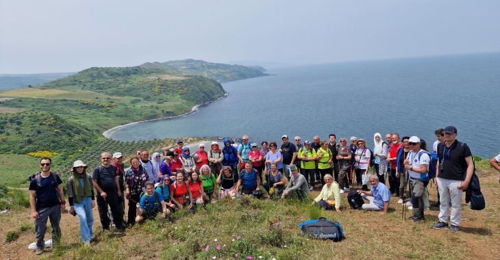 Çevreciler doğa için yürüdü Çevreciler doğa için yürüdü