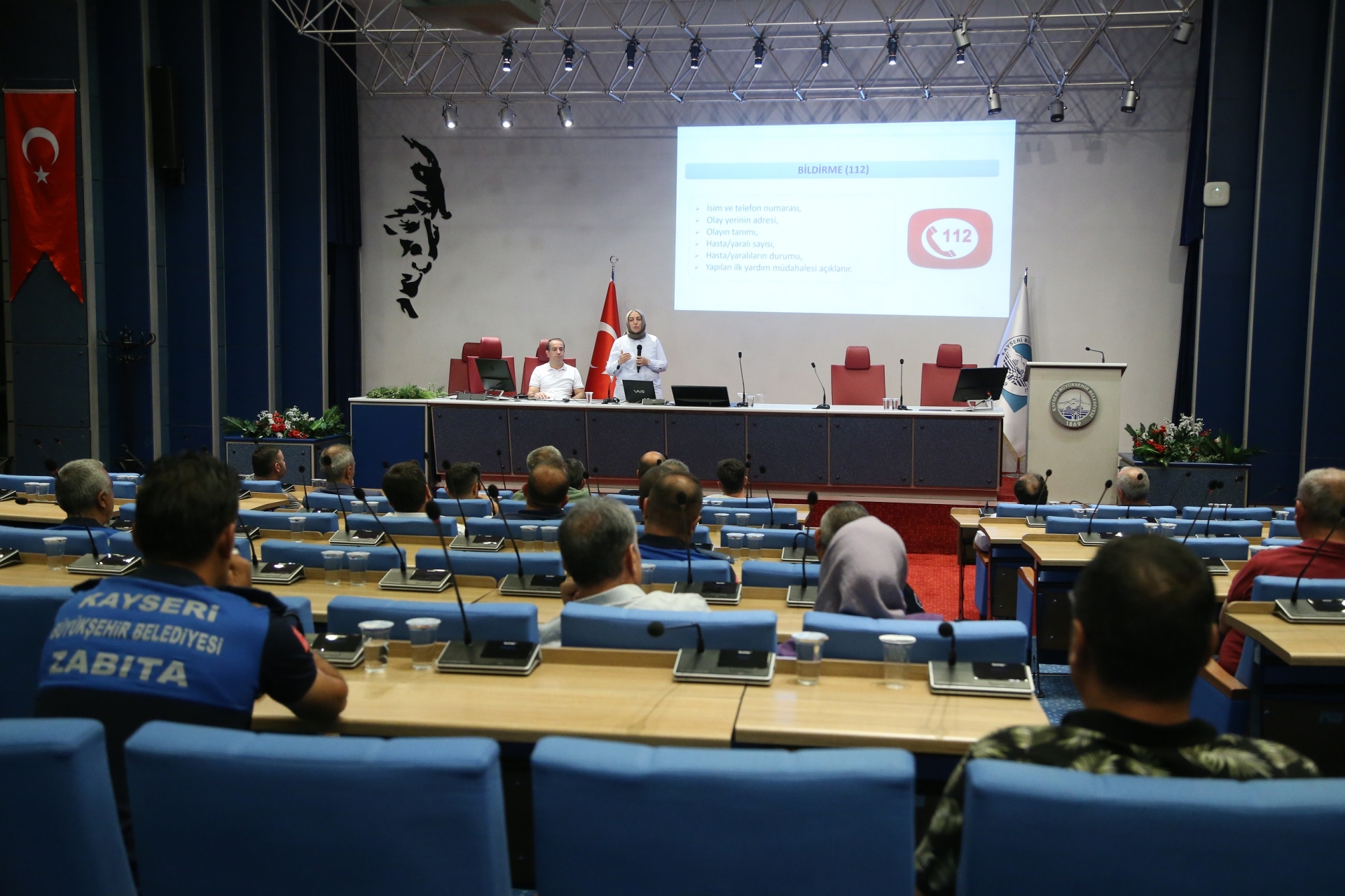 Büyükşehir’den Personele Temel İlkyardım Eğitimi Büyükşehir’den Personele Temel İlkyardım Eğitimi