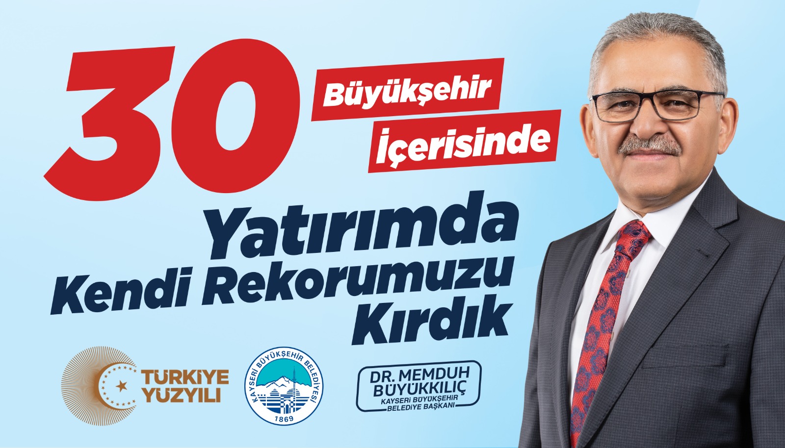 Başkan Büyükkılıç ile Kayseri, Yatırımda Kendi Rekorunu Kırdı Başkan Büyükkılıç ile Kayseri, Yatırımda Kendi Rekorunu Kırdı