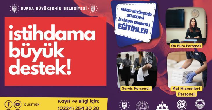 BUSMEK’ten istihdam garantili yeni kurs BUSMEK’ten istihdam garantili yeni kurs